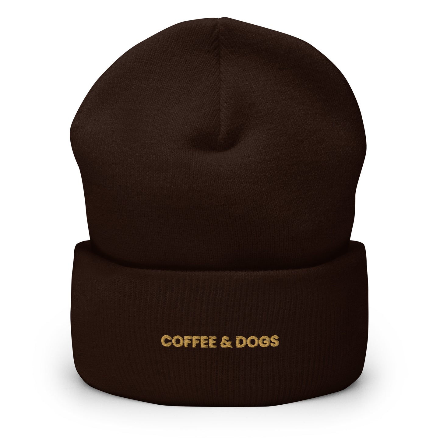 COFFEE & DOGS – Embroidered Beanie