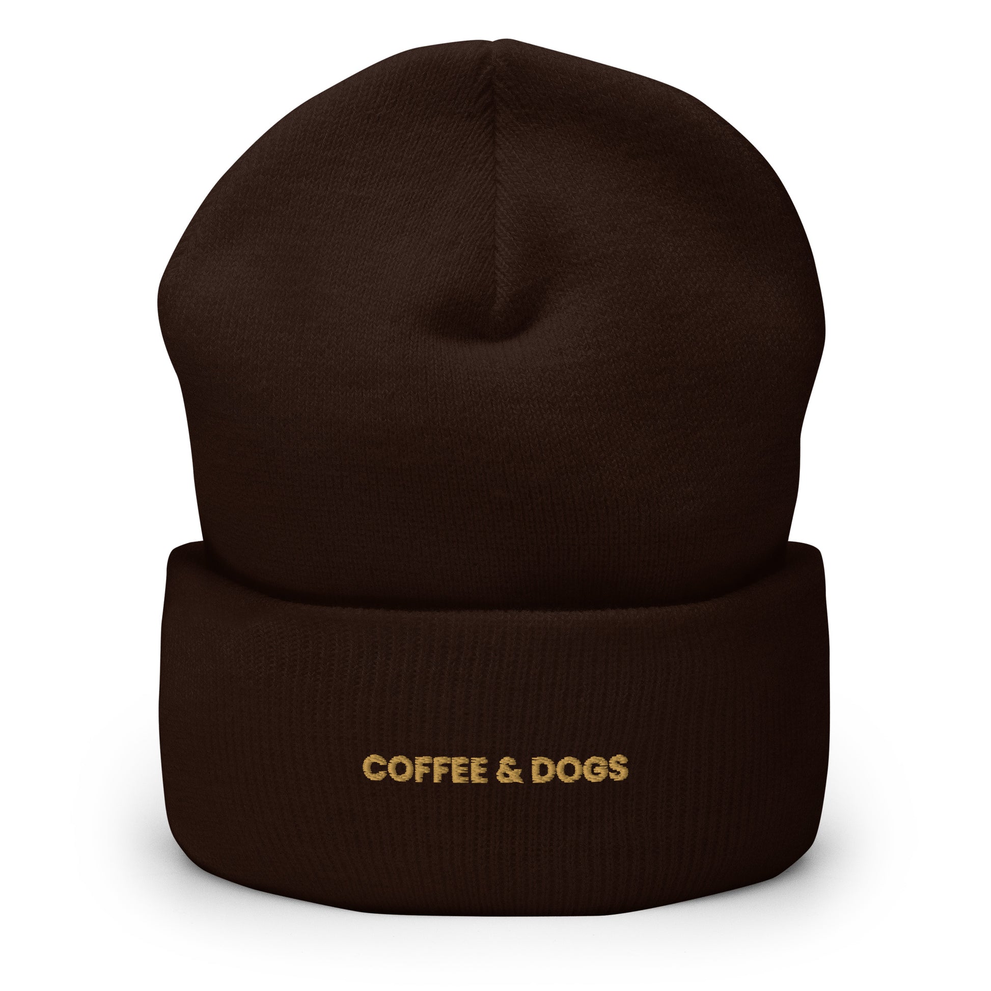 COFFEE & DOGS – Embroidered Beanie